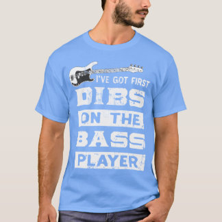 Camiseta Dibs Onhe Bajista Bajista Banda Música gi