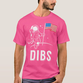 Camiseta Dibs Patriotic American Moon