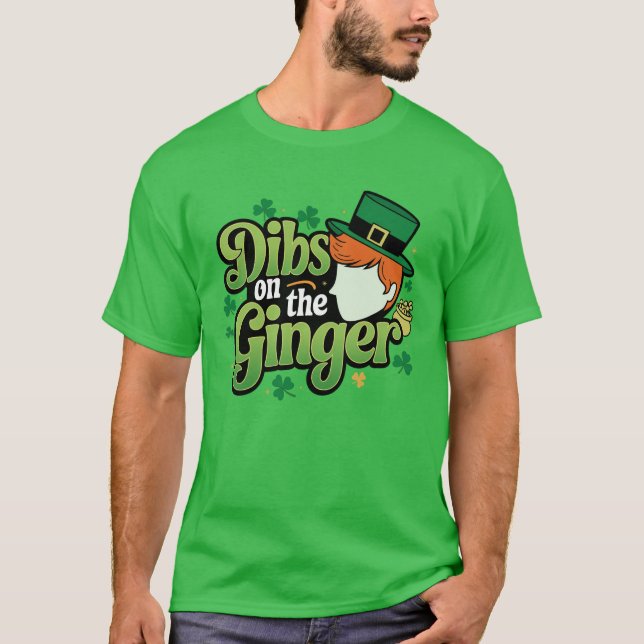 Camiseta DIBS SOBRE EL GINGER - Día de San Patricio (Anverso)