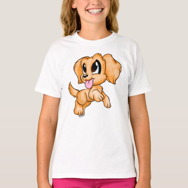 Camiseta dibujada mano de los chicas del golden (Anverso)
