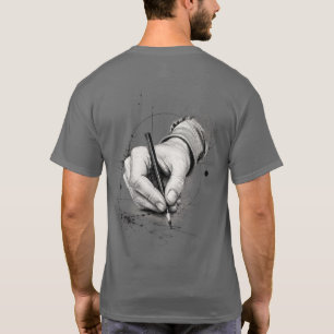Camiseta Dibujado a Mano, Impulsado por la Pasión
