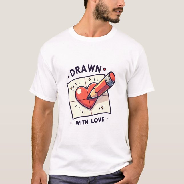 Camiseta Dibujando con amor (Anverso)