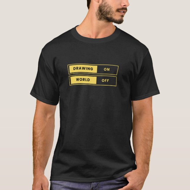 Camiseta Dibujando En, Mundo Fuera (Anverso)