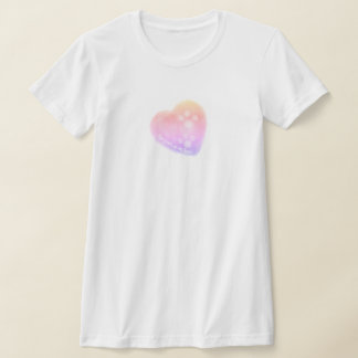 Camiseta Dibujar Impresiones Corazón Coquette