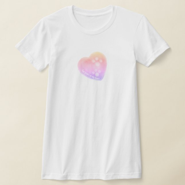 Camiseta Dibujar Impresiones Corazón Coquette (Distribución)