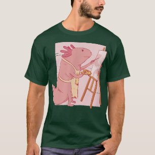 Camiseta Dibujar pintura satelital divertida sobre los cómi