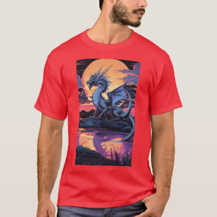 Camiseta Dibujar un diseño de tatuajes de dragón feroz, int