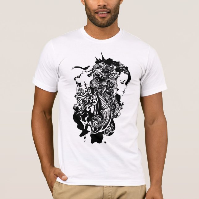 Camiseta Dibuje la atención (Anverso)