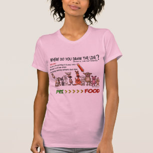 CAMISETA DIBUJE LA LÍNEA CARNISM