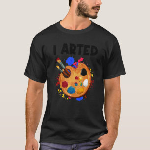 Camiseta Dibujé pintura gráfica pintando pintura pintando a