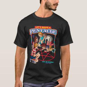 Camiseta Dibujemos Un Pentáculo Satánico Sigilia De Baphome
