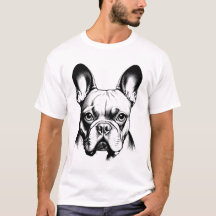 Dibujo a lápiz de Bulldog Francés Frenchie Arte