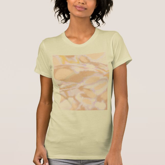 Camiseta Dibujo a mano de acuarela único moderno (Anverso)
