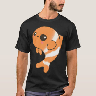 Camiseta Dibujo a mano de pez de dibujos animados adorable