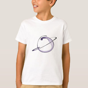 Camiseta dibujo agradable pequeño planeta