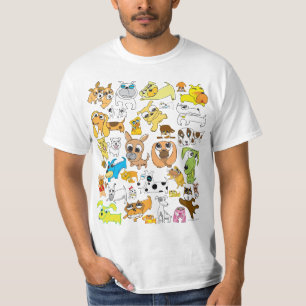 Camiseta Dibujo animado 36 del perro en 1 coleccionable de