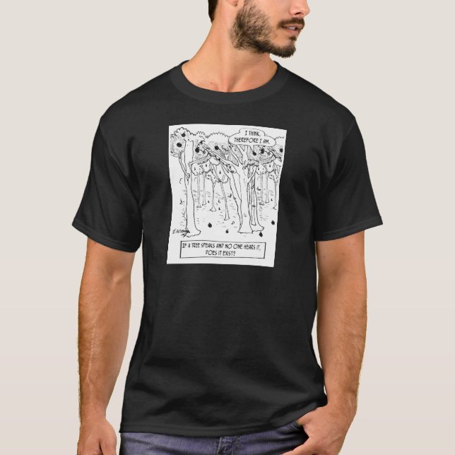 Camiseta Dibujo animado 9483 de la filosofía (Anverso)