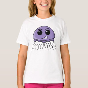 Camiseta Dibujo animado amigo de jalea lila