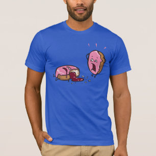 Camiseta Dibujo animado asesinado divertido del buñuelo