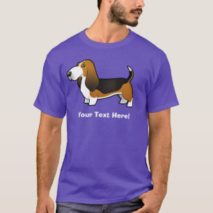 Camiseta Dibujo animado Basset Hound