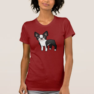 Camiseta Dibujo animado Boston Terrier