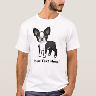 Camiseta Dibujo animado Boston Terrier