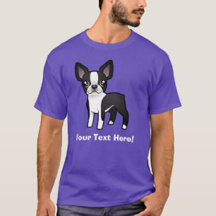 Camiseta Dibujo animado Boston Terrier