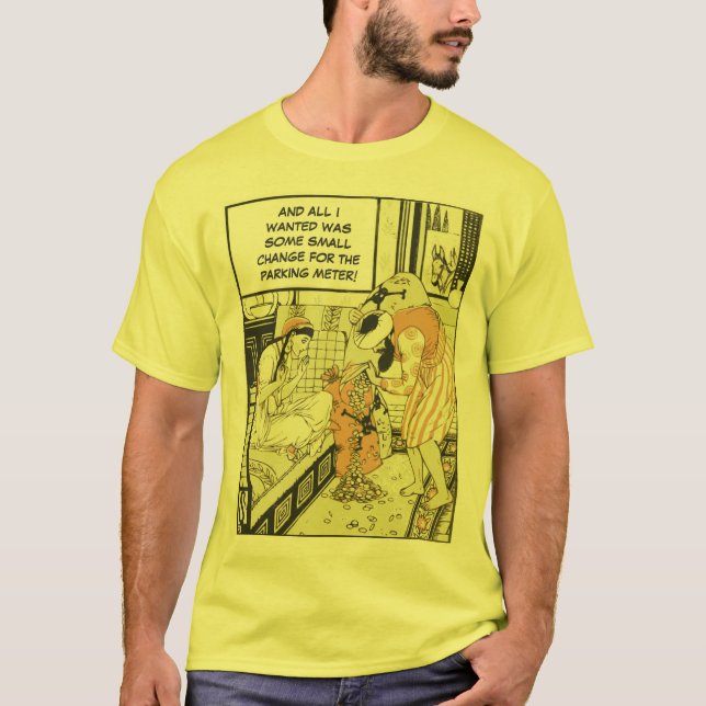 Camiseta Dibujo animado clásico divertido del bizcocho (Anverso)