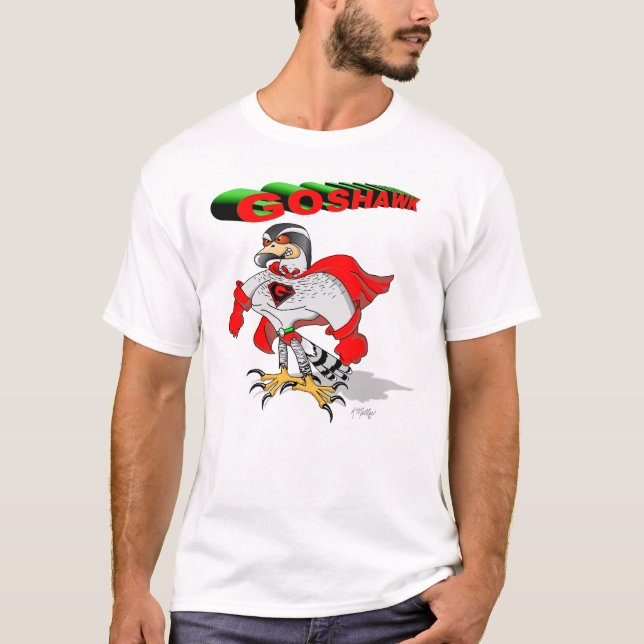 Camiseta Dibujo animado de azor (Anverso)