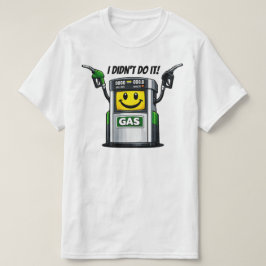 Camiseta Dibujo Animado de Bomba de Gasolina Divertido No L