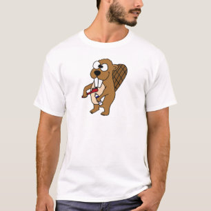 Camiseta Dibujo animado de cepillado de los dientes del