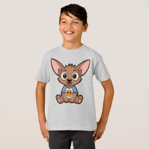Camiseta Dibujo Animado de Cerdo Hormiguero Adorable