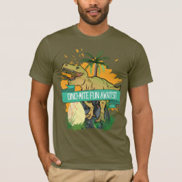 CAMISETA DIBUJO ANIMADO DE CITA DE DINOSAURIO