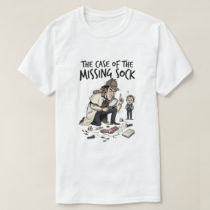 Camiseta Dibujo animado de detective divertido