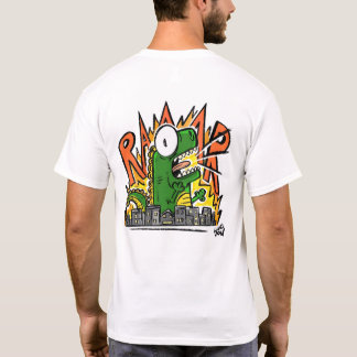Camiseta Dibujo animado de dinosaurio rugiendo
