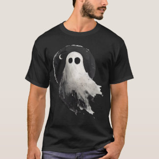 Camiseta Dibujo animado de fantasma gótico oscuro