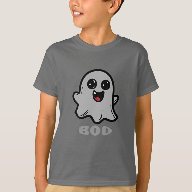 Camiseta Dibujo animado de fantasma lindo Boo (Anverso)