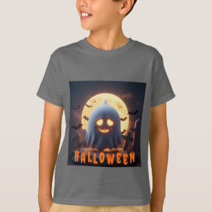 Camiseta Dibujo animado de fantasmas espeluznantes con murc