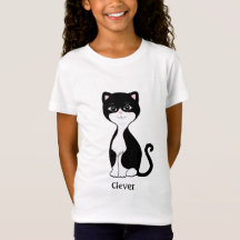 Dibujo animado de gato esmoquin lindo