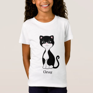 Camiseta Dibujo animado de gato esmoquin lindo
