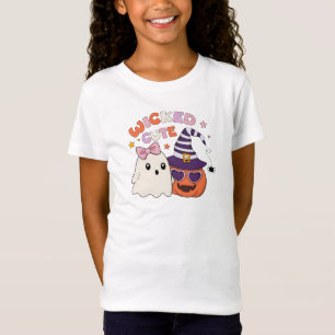 Camiseta Dibujo animado de Halloween malvado y lindo fantas