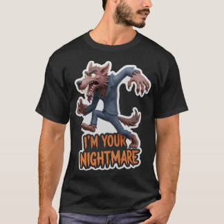 Camiseta Dibujo animado de hombre lobo con traje con Im You
