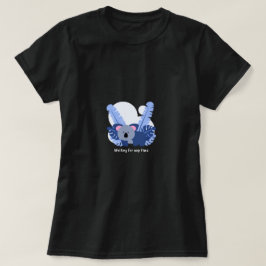 Camiseta Dibujo animado de koala lindo con hojas de palma|P