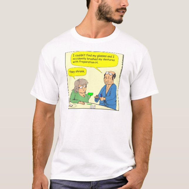 Camiseta dibujo animado de la crema del hemorrhoid de 408 (Anverso)
