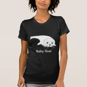 Camiseta Dibujo animado de la cría de foca