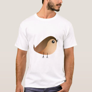 Camiseta Dibujo animado de pájaro gorrión