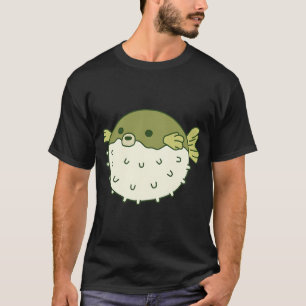 Camiseta dibujo animado de pez globo