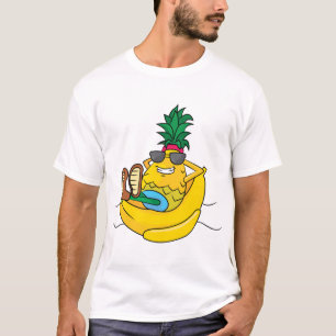 Camiseta Dibujo Animado de Plátano Adorable