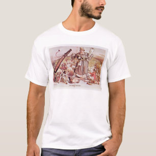 Camiseta Dibujo animado de presidente Roosevelt