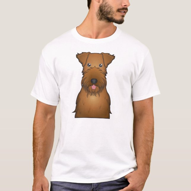 Camiseta Dibujo animado de Terrier irlandés (Anverso)